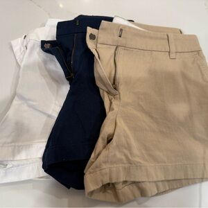 JCREW set of 3 shorts 3.5in inseam Good used condition